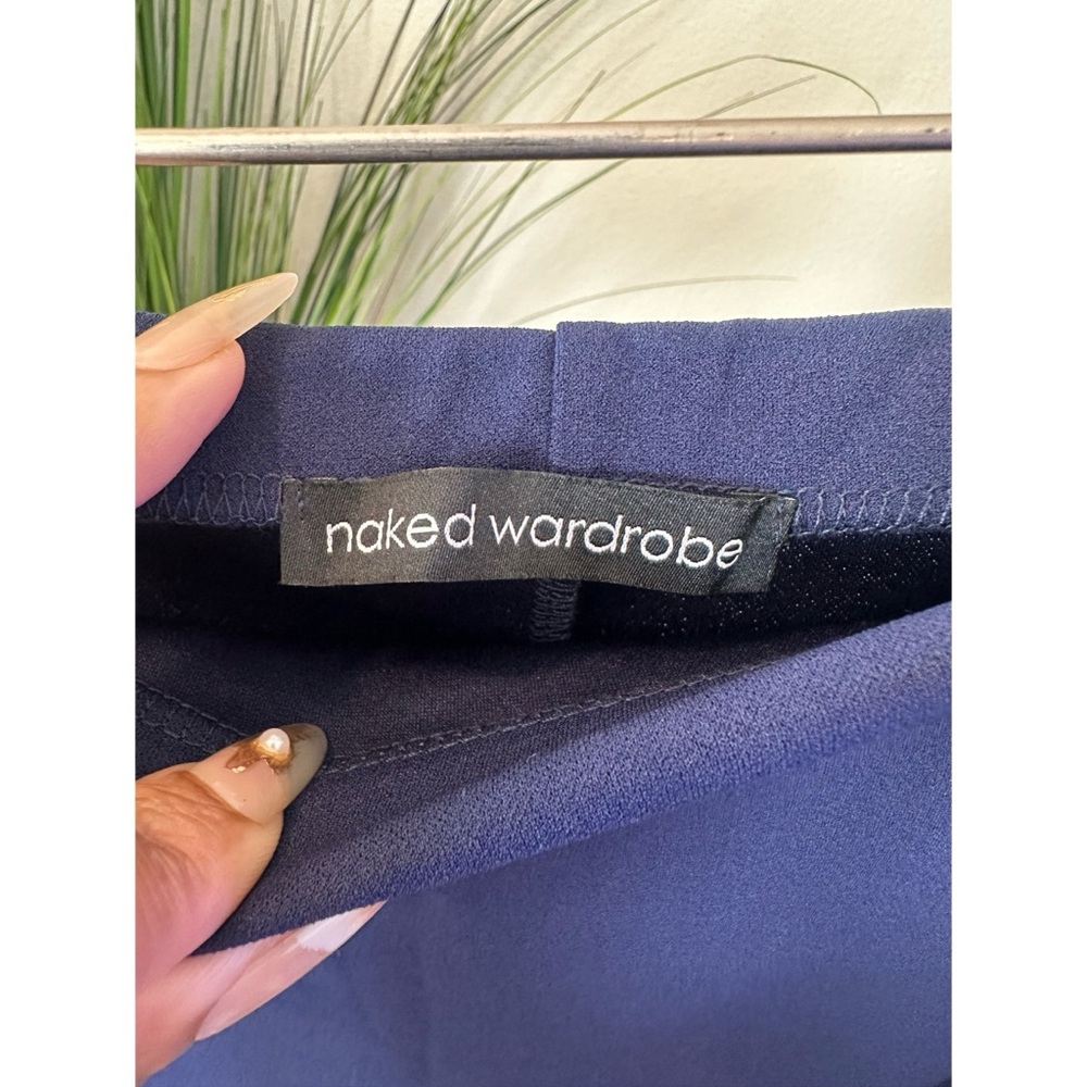 Naked Wardrobe On the Slit Set in Navy Blue - Size Large - Picture 9 of 13